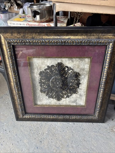 Medallion framed wall art - framed,