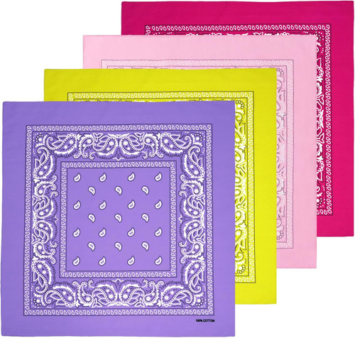Oversized cotton bandanas - oversized,