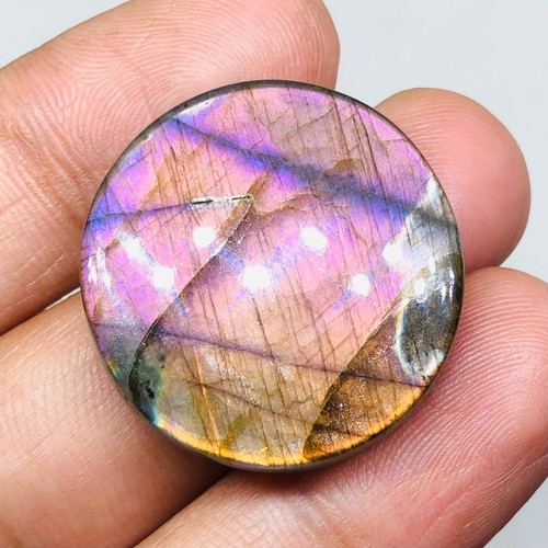 Natural purple labradorite