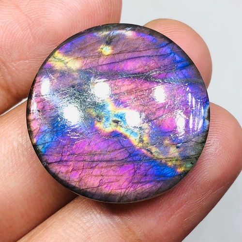 Natural purple labradorite
