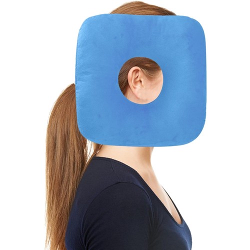 Piercing kissen blau 27x27cm - piercing,