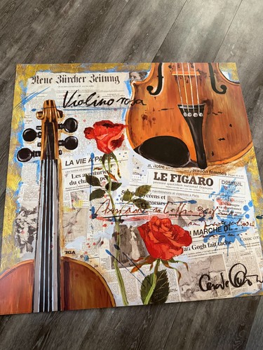 Violin roses art - violin,
