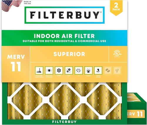 Filterbuy 27x27x4 merv air - 27x27x4,