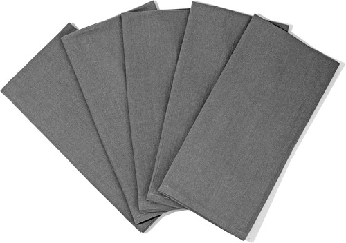Gray flour sack tea towels - sack,