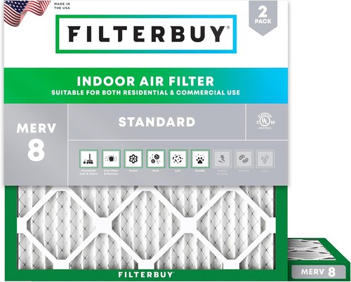 Filterbuy 27x27x1 merv air - 27x27x1, 8