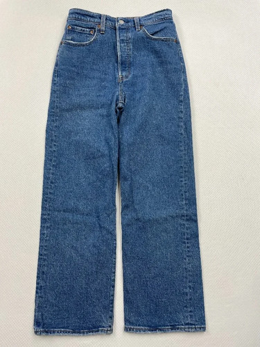 Levi blue ribcage - blue, straight