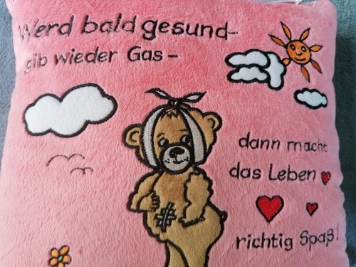 Kissen gute besserung - besserung", 27