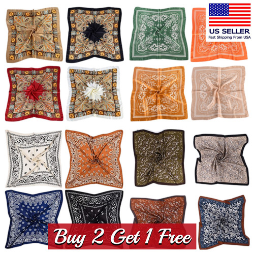 Square satin scarf silk - scarf,