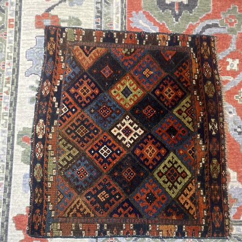 Hand knotted wool - hand-knotted, tribal