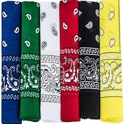 Extra large cotton paisley - 5,