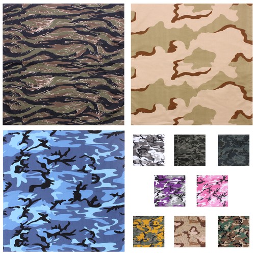 Camo bandanas extra large 27 - bandanas,