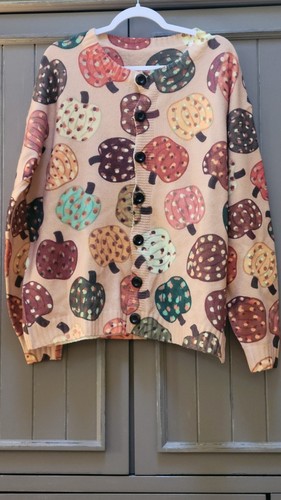 Pumpkin cardigan sweater - pumpkin,