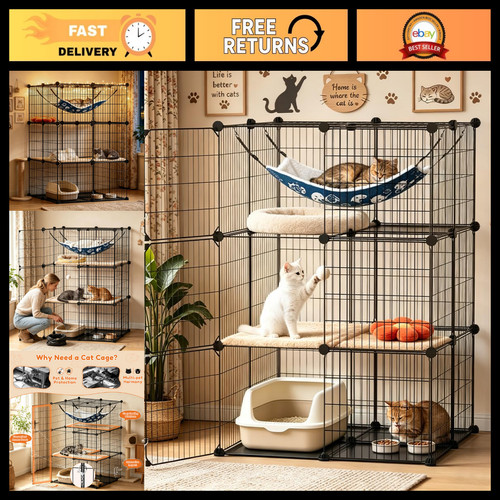 Diy cat cage enclosure - diy,